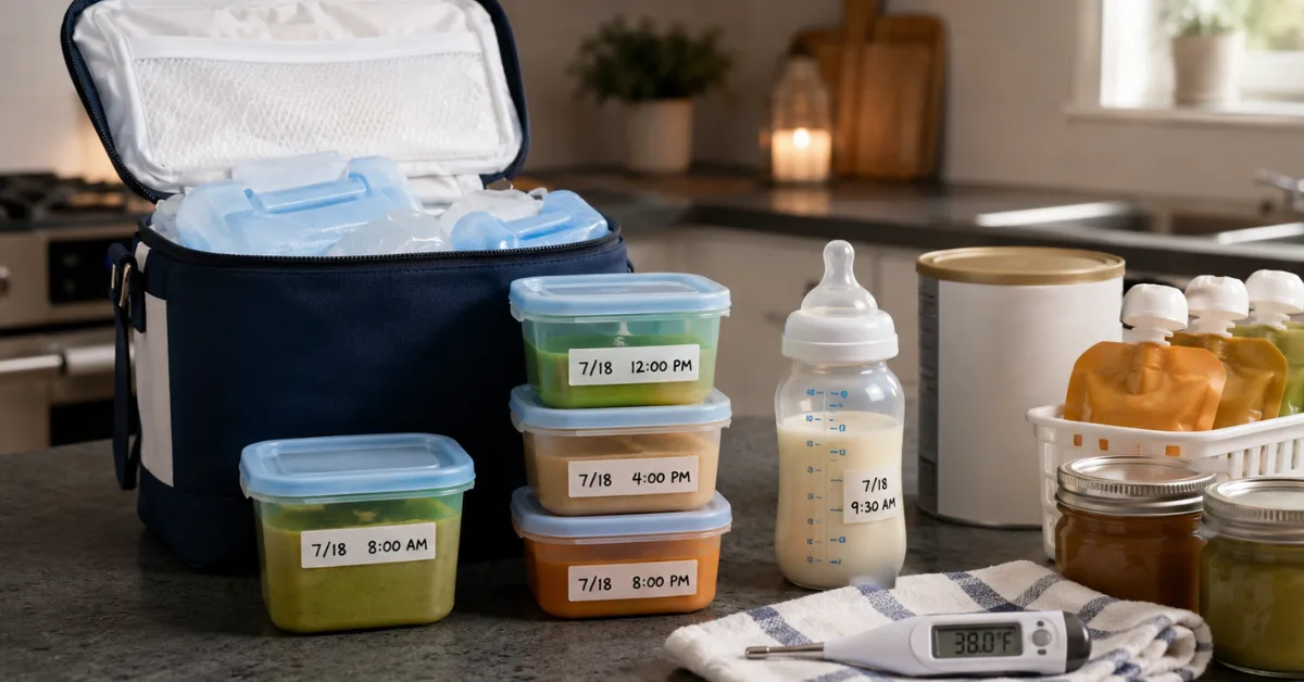 Babynahrung im Blackout sicher lagern: Kühlen, portionieren, rechtzeitig entsorgen