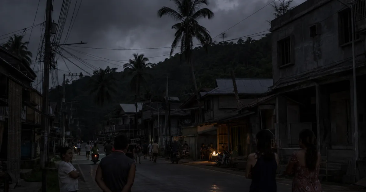 Palawan plötzlich dunkel: Totaler Stromausfall trifft weite Teile der Insel