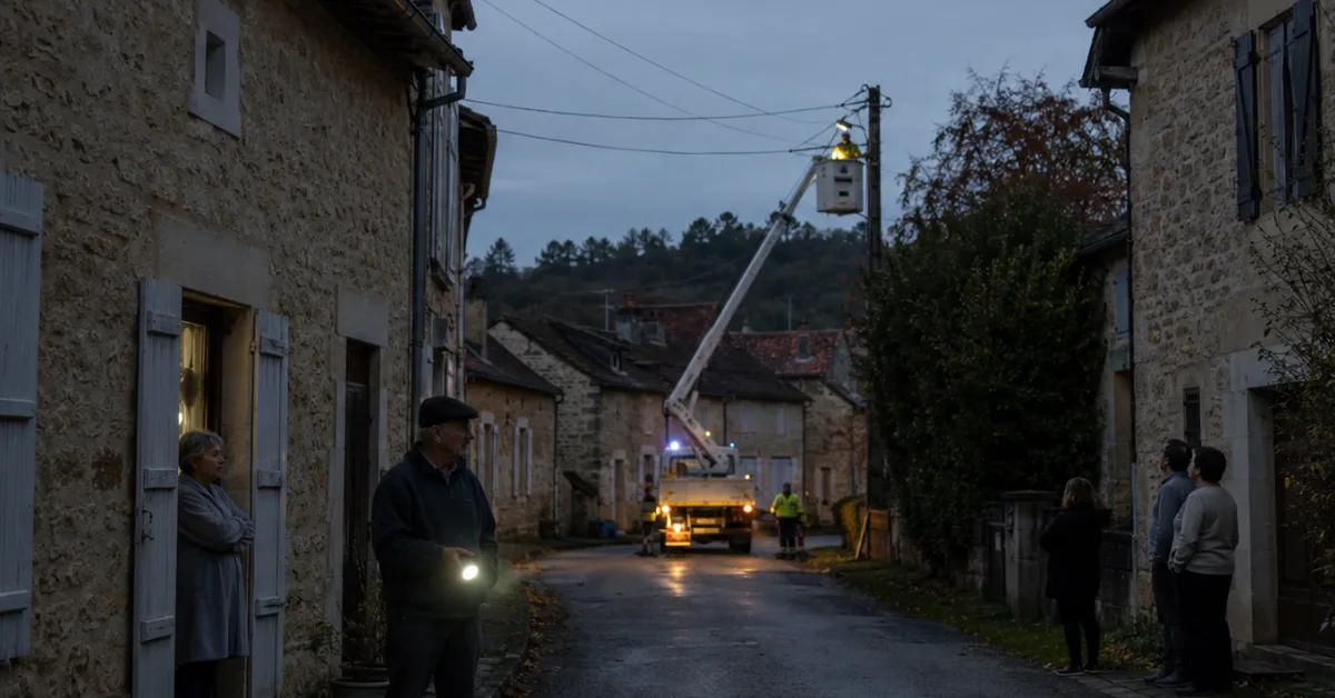 Fast 14 Stunden ohne Strom: Ribagnac und umliegende Orte im Dunkeln