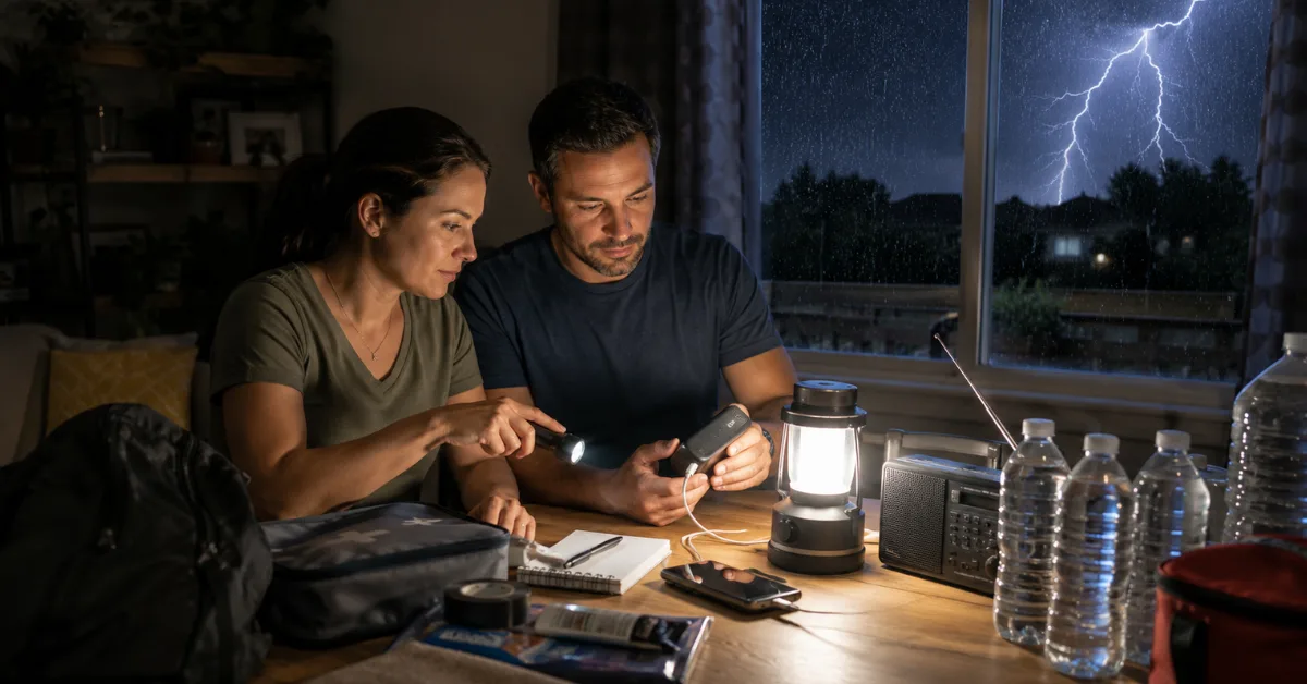 Tipp: Gewitter-Stromausfall richtig vorbereiten
