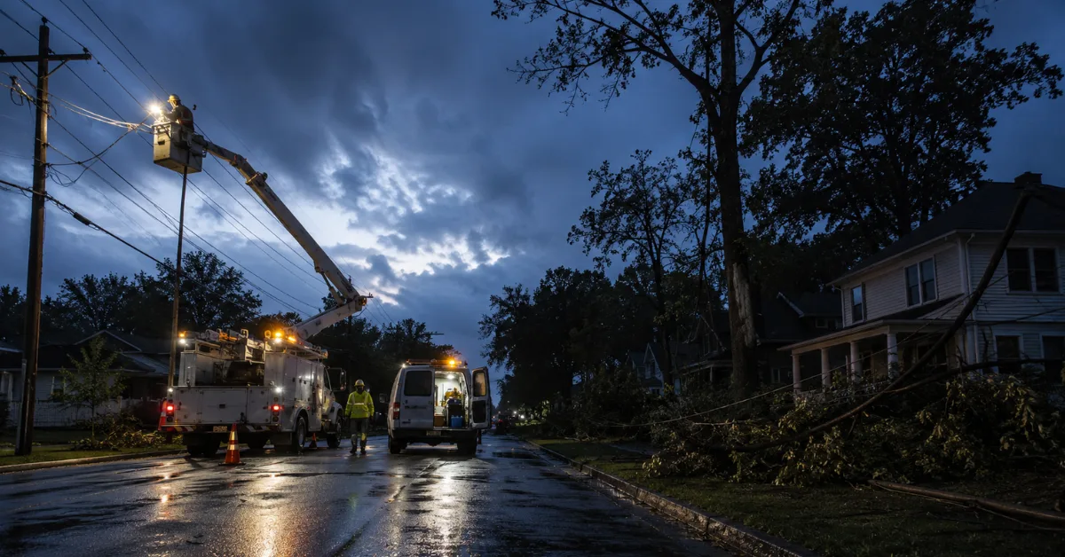 Virginia im Dunkeln: Gewitter legen Strom in mehreren Bezirken lahm