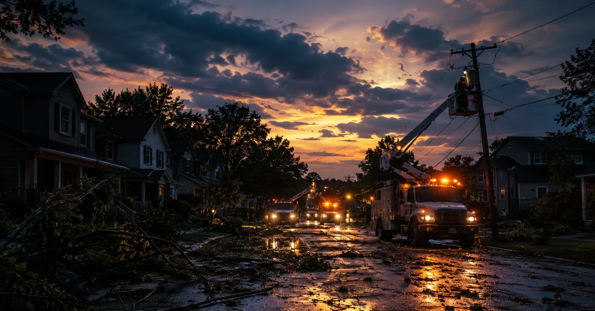USA im Dunkeln: Sturm und Hitze reißen hunderttausende Haushalte vom Netz