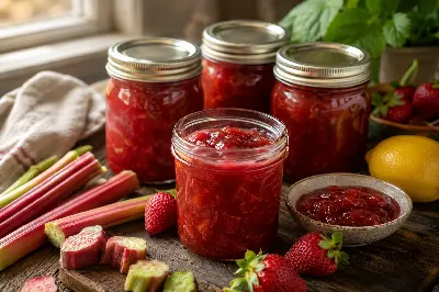 Erdbeer-Rhabarber-Marmelade