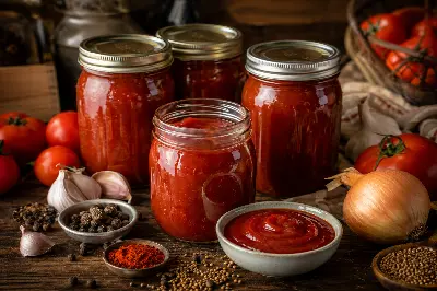 Gewürz-Ketchup zum Einkochen