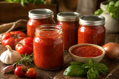 Paradeiser-Basis-Sauce zum Einkochen